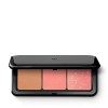 KIKO Milano Multi Finish Trio Blush & Bronzer Palette 03 | Face Palette With 1 Bronzer And 2 Blushes In Matte And Metallic Fi