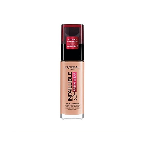 LOréal Paris INFAILLIBLE Fond de teint longue tenue 32h 30 Perle Rose