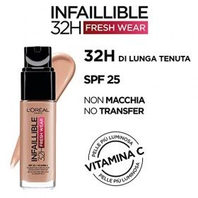 LOréal Paris INFAILLIBLE Fond de teint longue tenue 32h 30 Perle Rose
