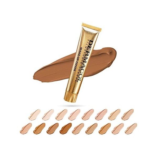 Dermacol DC Poudre faciale imperméable longue durée avec une couverture complète Spf30 pour femme 30g 229