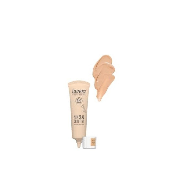 lavera Mineral Skin Tint – Warm Honey 03 – Fonds de teint - Cosmétique naturel – À laloe vera bio, naturel Q10 & vitamine E 