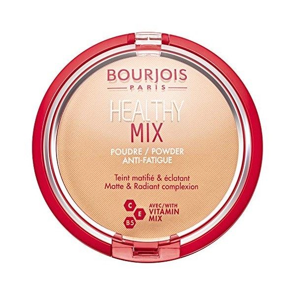  02 Light Beige - Bourjois Healthy Mix Powder AntiFatigue 02 Light Beige 11g