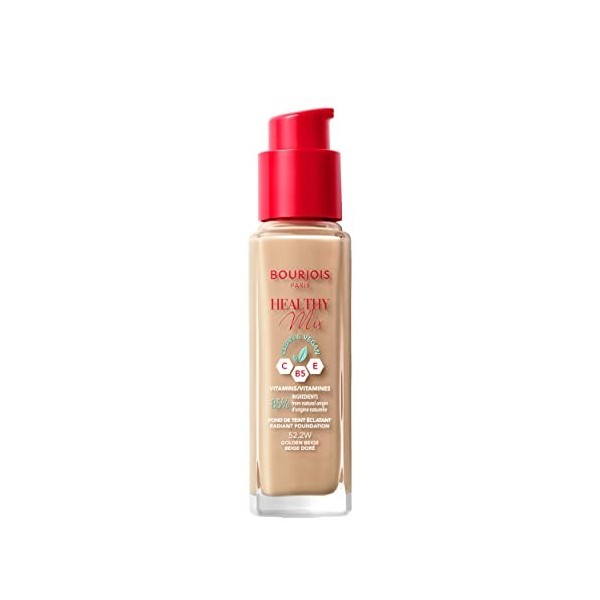 Bourjois - Fond de teint Healthy Mix Clean - 51,2 W Vanille doré