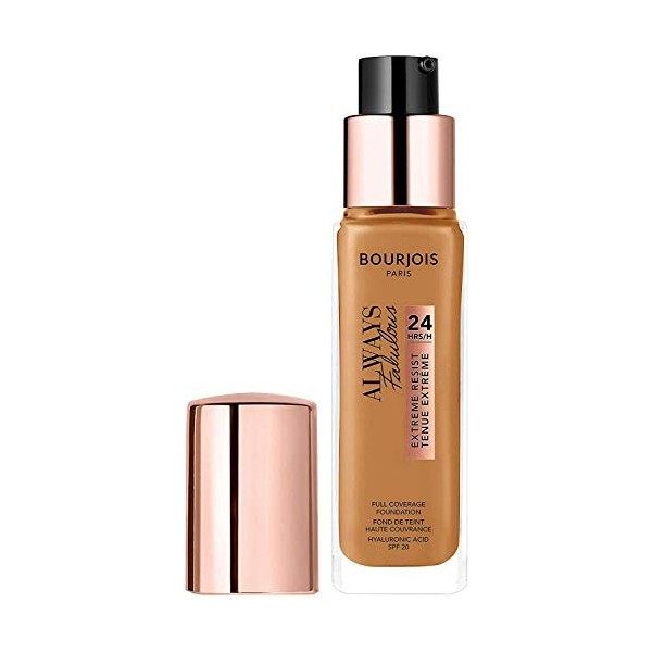 2 x Bourjois Always Fabulous 24hr Extreme Resist Foundation - 510 Golden Caramel