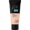 Maybelline New-York - Fond de Teint Fluide Fit Me Matte & Poreless - Peaux normales à grasses - Teinte : 128 Beige Doré - 30 