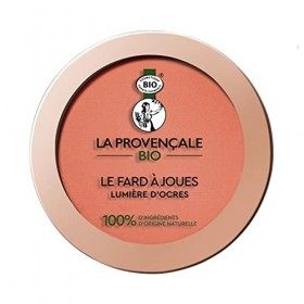 La Provençale Bio - Le Fard à Joues Lumière dOcres Certifié Bio - Blush Effet Bonne Mine - Pour Tous Types de Peaux - Teinte
