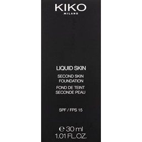 KIKO Milano Liquid Skin Second Skin Foundation 01 | Fond de Teint Fluide Effet Seconde Peau