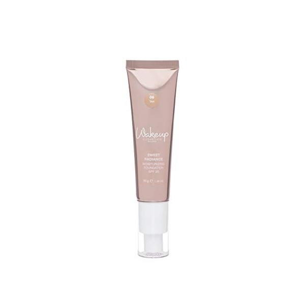 Wakeup Cosmetics Milano Sweet Radiance Fond de teint Fluide Hydratant SPF20 30 g N°08 Tan