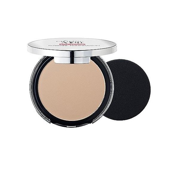 Fond de teint en poudre compacte effet mat naturel n°30