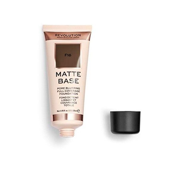 Makeup Revolution, Matte Base, Fond de Teint, F6.5, 28ml