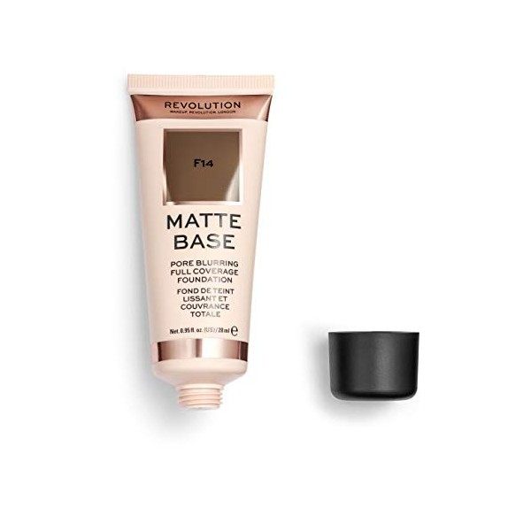 Makeup Revolution, Matte Base, Fond de Teint, F6.5, 28ml