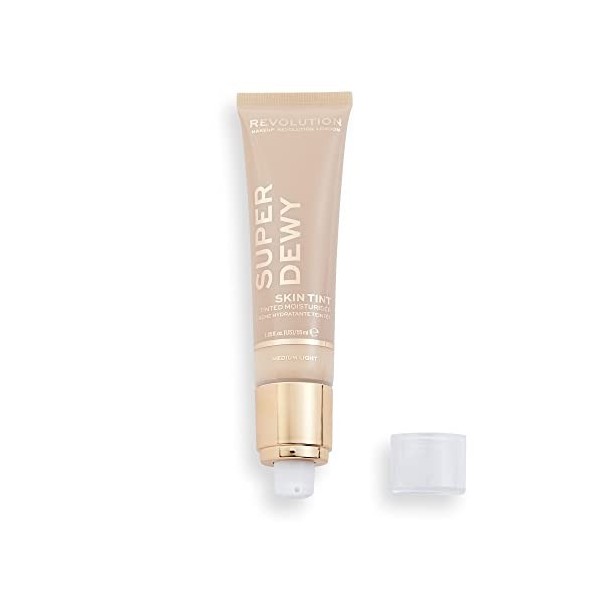 Makeup Revolution, Superdewy, Crème Hydratante Teintée, Medium Light, 55ml