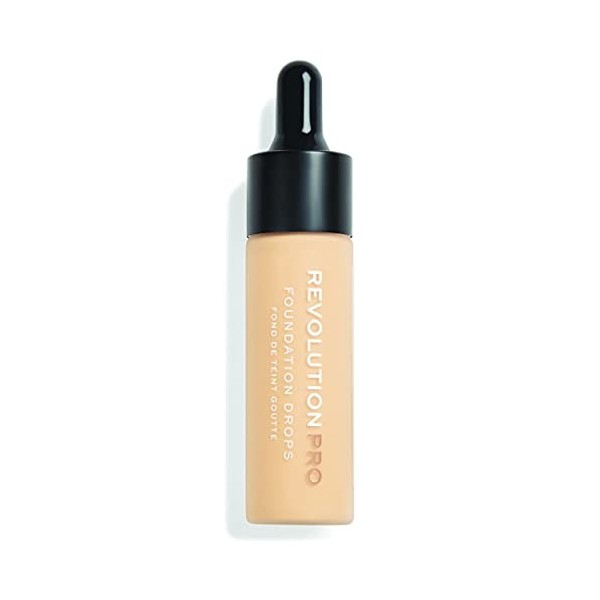 Revolution Pro, Foundation Drops, Fond de Teint, F6.5, 18ml