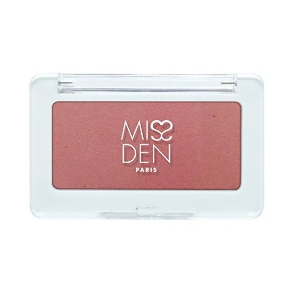 Miss Den - Blush Douceur - Teinte 645 Corail - Effet Bonne Mine - Texture Soyeuse - Testé Sous Contrôle Dermatologique