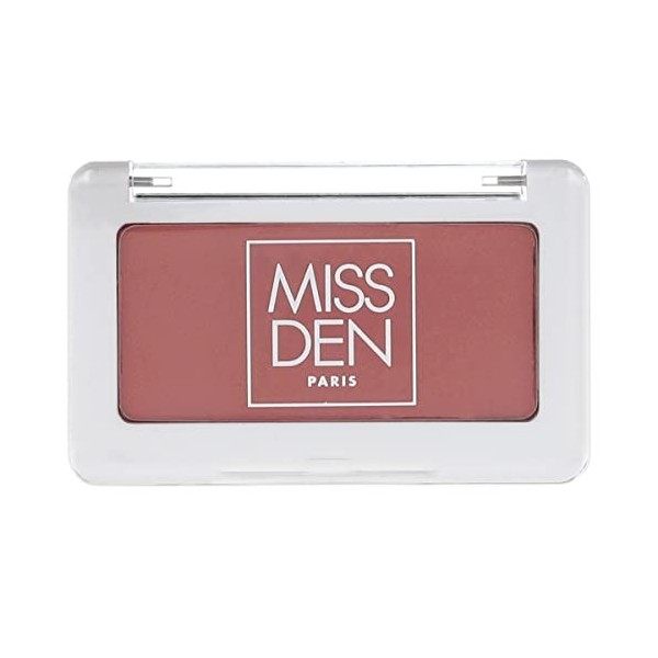 Miss Den - Blush Douceur - Teinte 645 Corail - Effet Bonne Mine - Texture Soyeuse - Testé Sous Contrôle Dermatologique