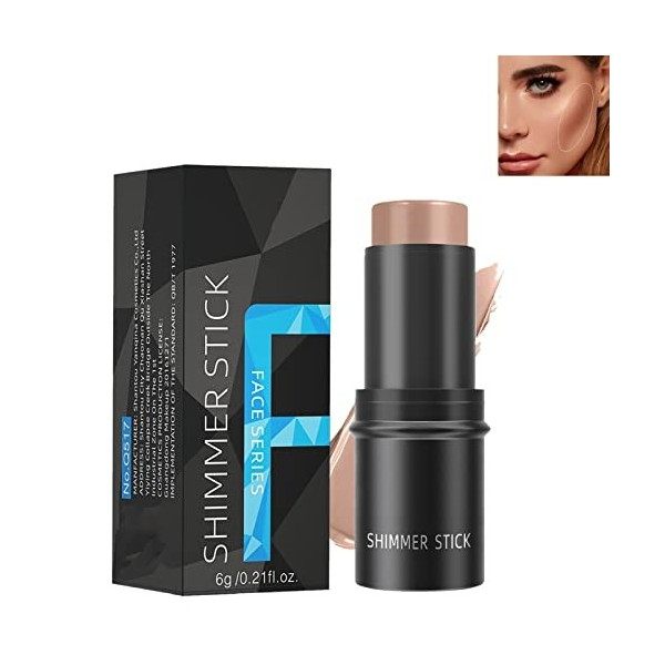 Contouring Maquillage HOUSN Stick Highlight & Contour,Contouring Stick&Makeup Contouring&Long Longue Durée et étanche Contour