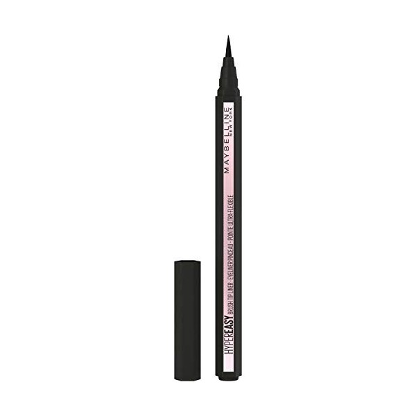 Maybelline New-York - Eyeliner Pinceau - Pointe Ultra-Flexible - Hyper Easy - Teinte : Noir Mat 801 Eyeliner / Khôl / Crayon