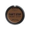 NYX Professional Makeup Fond de Teint Compact Haute Couvrance Cant Stop Wont Stop, Fini Mat, Contrôle de la Brillance, Tenu