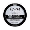 NYX Professional Makeup Enlumineur - Poudre illuminatrice Duo Chromatic - Snow Rose Fond de Teint