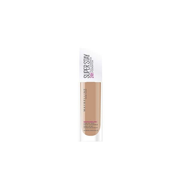 Maybelline New York Superstay 24H Fond de Teint Liquide Longue Tenue/Haute Couvrance 46 Miel Dore