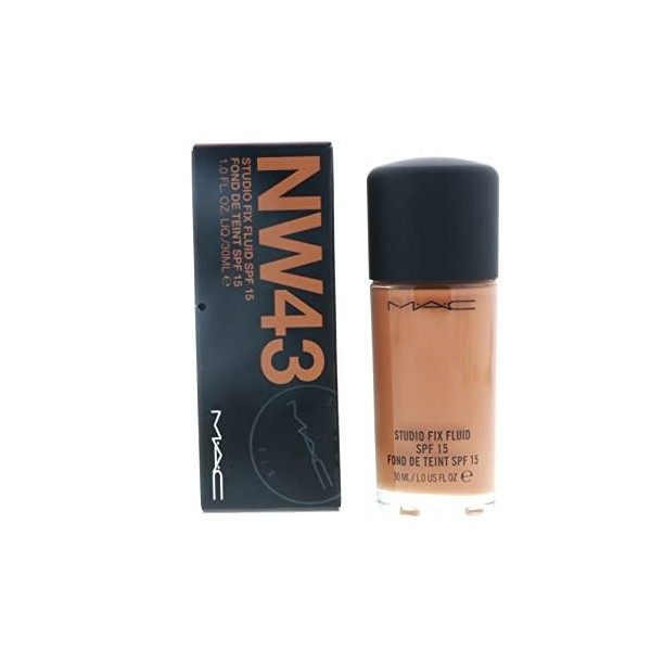 MAC Studio Fix Fluid Foundation SPF 15 -- NW43 Boxed by M.A.C