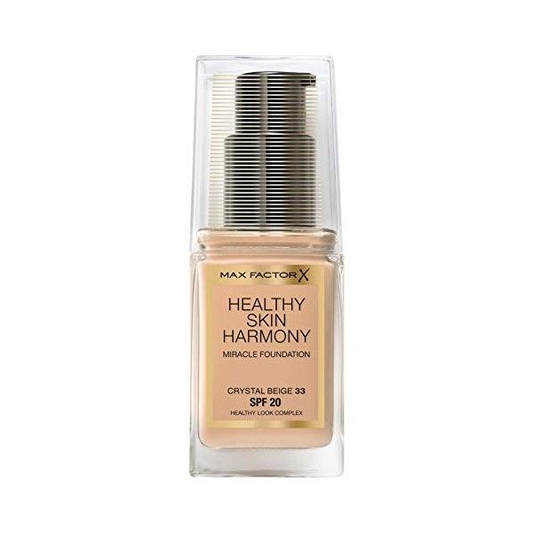 Max Factor Peau Saine Harmonie Miracle Fond de Teint SPF 20 33 Crystal Beige 1 oz 29.57 ml