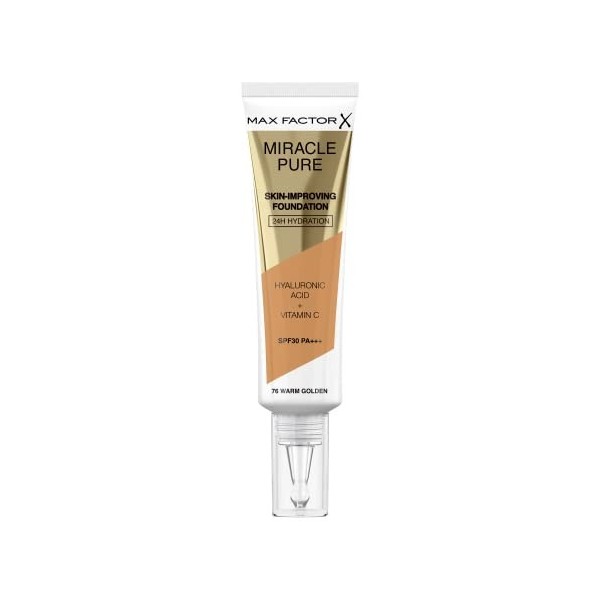 MIRACLE PURE FOUNDATION 76 WARM GOLDEN 30ML