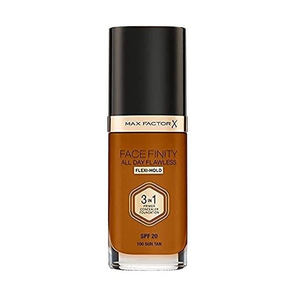 Max Factor Face Finity All Day Flawless 3 in 1 Foundation 30ml - 95 Tawny,