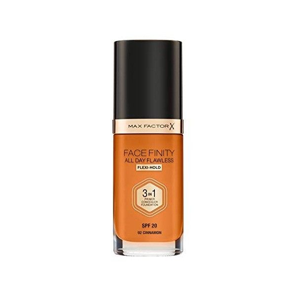 Max Factor Face Finity All Day Flawless 3 in 1 Foundation 30ml - 95 Tawny,