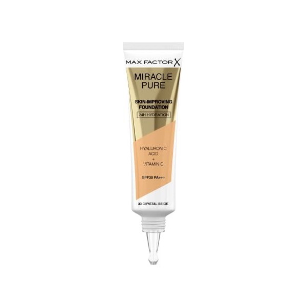 MIRACLE PURE FOUNDATION 33 CRYSTAL BEIGE 30ML