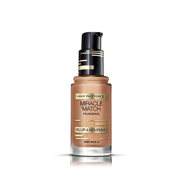 Max Factor Miracle Touch Foundation Blur and Nourish 30ml Honey Beige 79