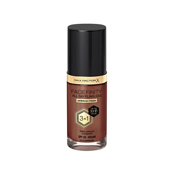 Max Factor Facefinity All Day Flawless 3 In 1 Foundation C110-espresso 30 Ml Mujer