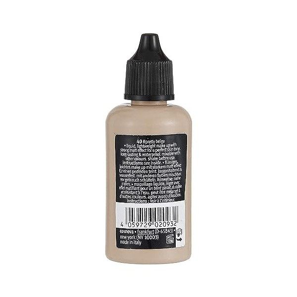 Essence"Insta Perfect" Maquillage liquide, léger avec effet matifiant, n°40 Pretty Beige, 30 ml.