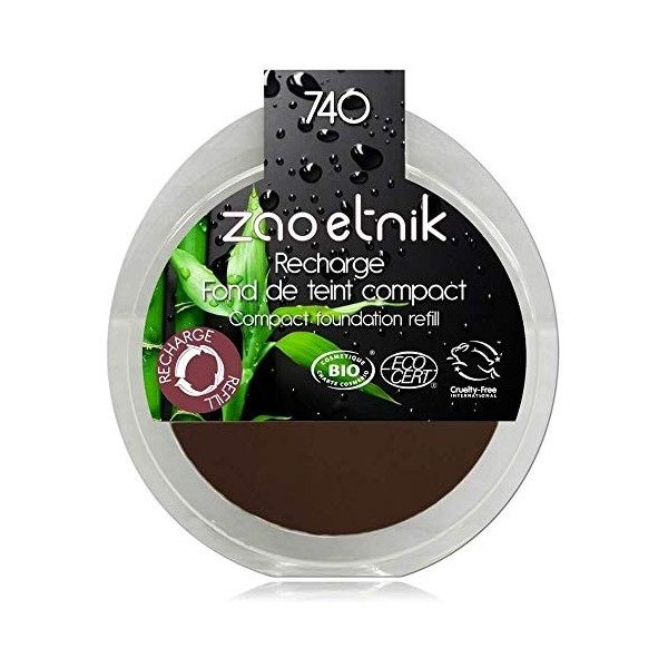 ZAO essence of nature - Recharge Fond de teint compact 741 Moka - 6 gr