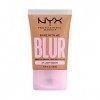NYX Professional Makeup Fond de Teint Effet Flouté Bare With Me Blur, Couvrance Moyenne, Fini Mat Naturel, Niacinamide, Match