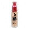 W7 | Foundation | HD Foundation - Sand Beige | Light to Medium Coverage, Lightweight and Long Lasting