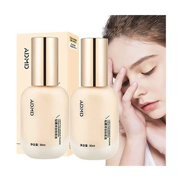 Fond De Teint Hydratant Imperméable Et Léger Longue Durée - ADMD Light Fog Makeup Holding Liquid Foundation, Admd Foundation 