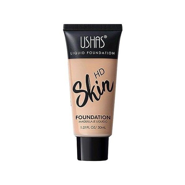 Fond de teint liquide mat | Maquillage de fond de teint visage 30 ml | Fond de teint imperméable hydratant mat pour un look n