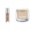 Loreal Paris Accord Parfait Fond De Teint Fluide 4n Beige & LOr?al Paris Perfect Match Compact Powder N4 Beige