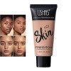 Fond de teint liquide mat, Maquillage de fond de teint mat doux 30 ml, Fond de teint imperméable hydratant mat pour un look n