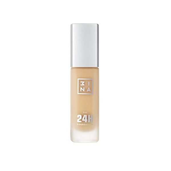 3INA MAKEUP - The 24h Foundation 603 - Fond de Teint Blond ultra clair avec Sous-Teinte Neutre - Fond de Teint Couvrant Imper