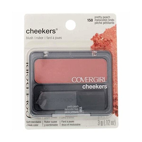 Cover Girl Cheekers Blush, Pretty Peach 150 - 1 Ea by COVERGIRL