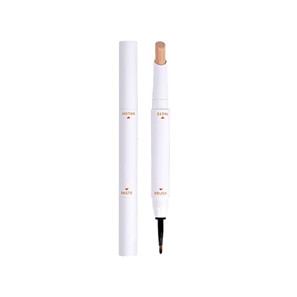 Avril Maquillage Bio Double Tête Couvrance Légère Finition Hautement Pigmentée Beige Clair Anti-cernes Longue Durée Correctio