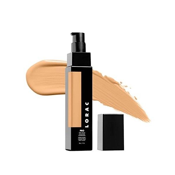 LORAC PRO Foundation, Fond de Teint, Couvrance Moyenne à Complète, avec Vitamine C, Sans Parfum et Vegan, Cruelty Free, Teint