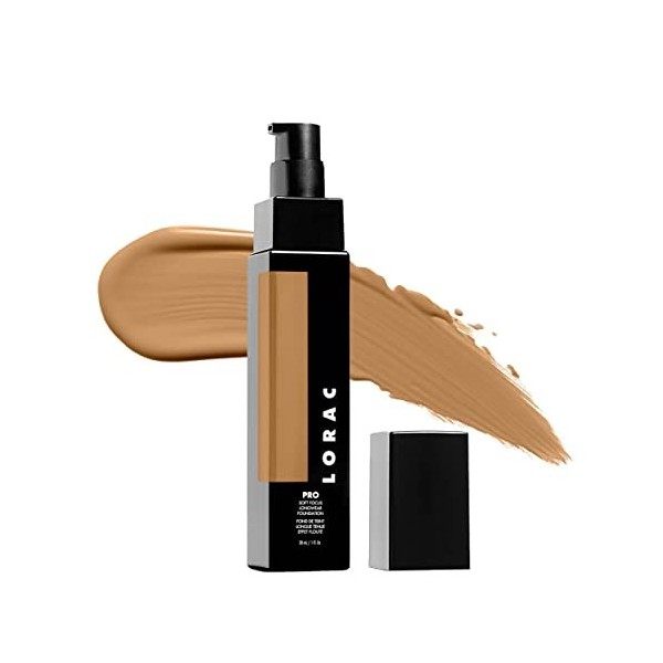 LORAC PRO Foundation, Fond de Teint, Couvrance Moyenne à Complète, avec Vitamine C, Sans Parfum et Vegan, Cruelty Free, Teint