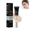 BB Crème Probuk 30g Couleurs naturelles Crème teint,4-en-1 Cosmétique Soin du Visage avec SPF 50 pour une Peau Éclatante, Cou