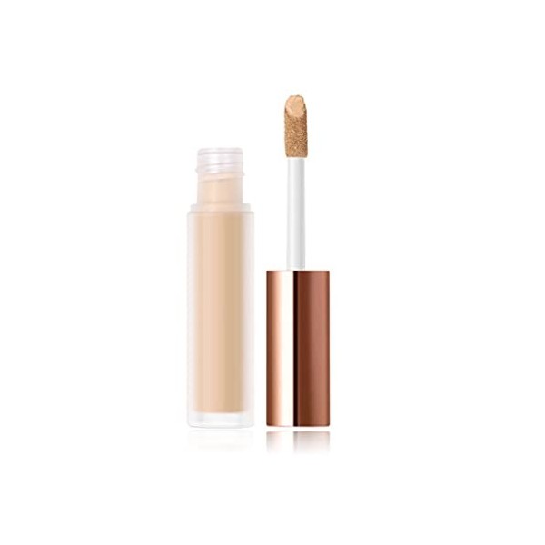 FIOERDTUIE Anti-cernes Visage Maquillage Longue Durée Fond de Teint Yeux Dark Circle Hydratant Cosmétique Débutant Beige Clai