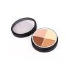 Allayu Correcteur Maquillage Fond de Teint 4 Couleurs Visage Dark Circle Couverture Crème Portable Amovible Lisse Palette Cos