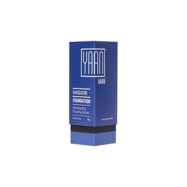 YAAN MAN Foundation for Men Face Makeup | With the Goodness of Hemp Oil & Prickly Pear Extract | For Fair Skin Tone | For Eve