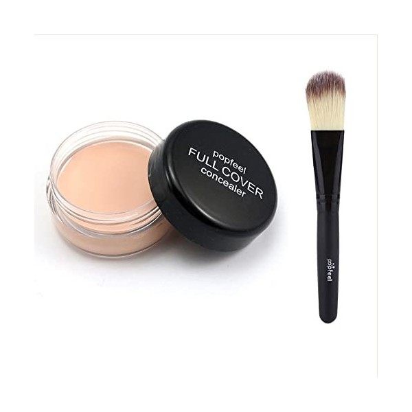 Fond de teint couvrant le visage - Anti-cernes - Maquillage - Cercles - Mat - Cosmétique - Illumination Base Co Dark N9M8